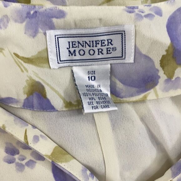 Vintage Floral Button Front Tea Time Dress - Picture 4 of 4